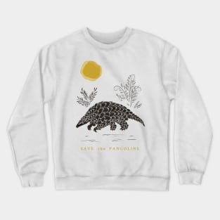 Save the Pangolins - Pangolin Lives Matter Crewneck Sweatshirt